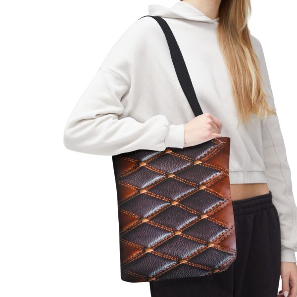 Faux Leather Tote Bag - 16 - Image 2