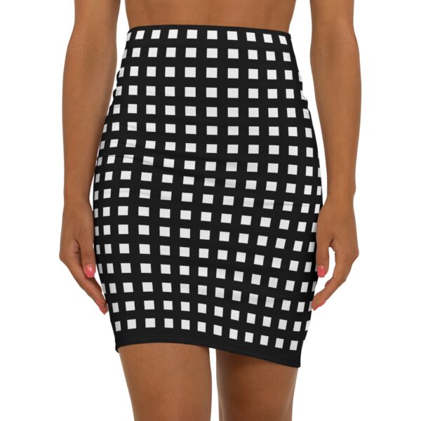 Mid-Waist Pencil Skirt