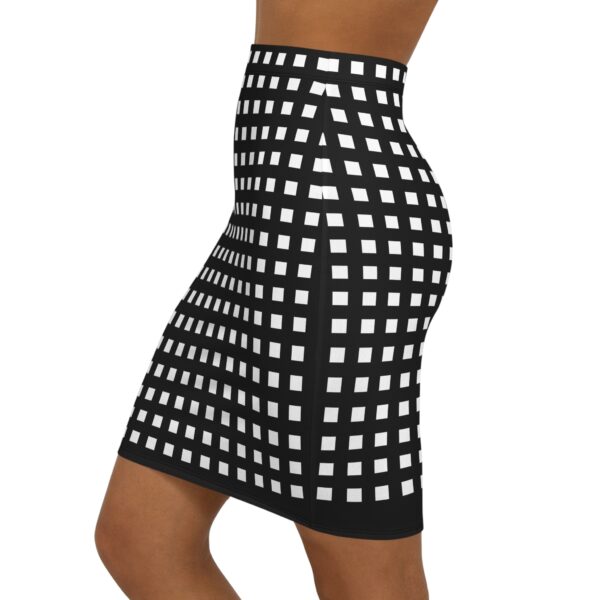 Mid-Waist Pencil Skirt - Image 3