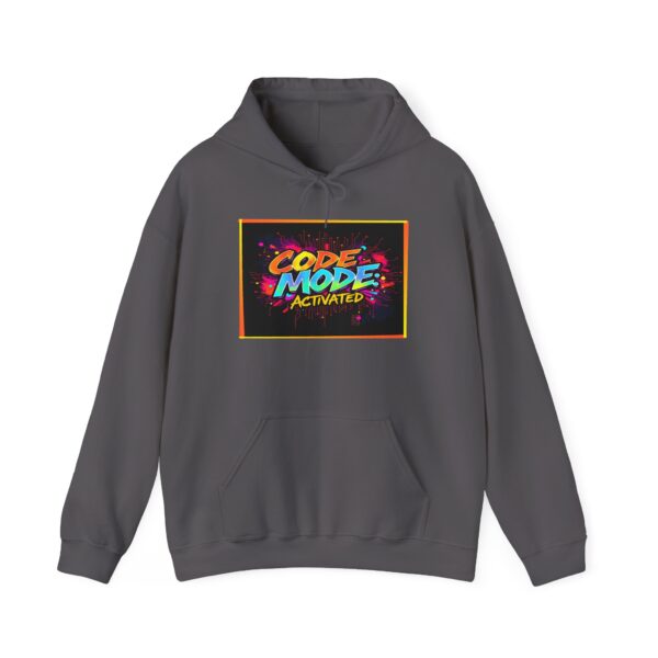 Code Mode Activated Unisex Hooded Sweatshirt - Image 2