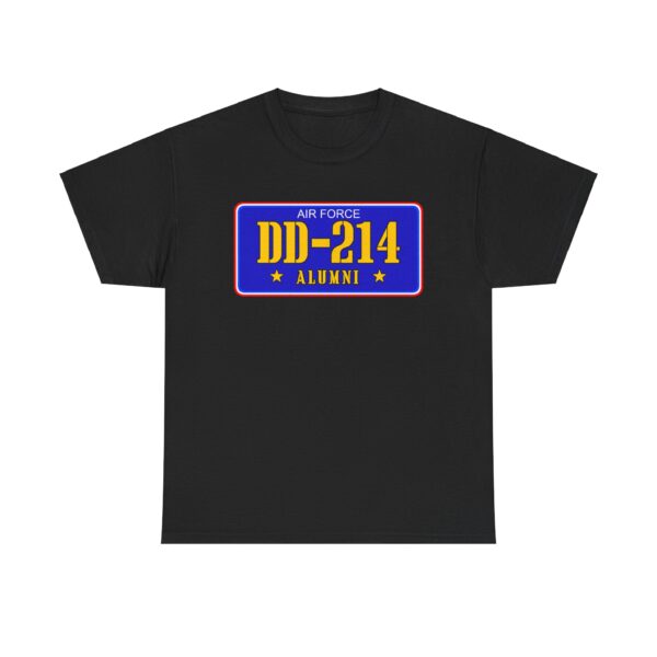 Air Force · DD-214 · Cotton Tee - Image 2