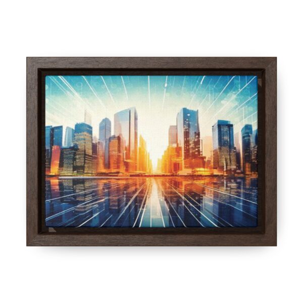 Modern Cityscape Canvas Wrap - Image 4