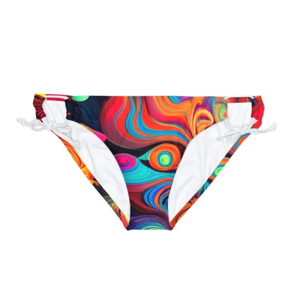 Psychedelic Tie Side Bikini Bottom