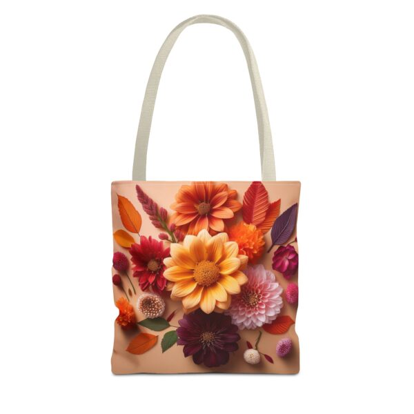 Floral Tote Bag | Vibrant Summer Blooms for Everyday Use - Image 4