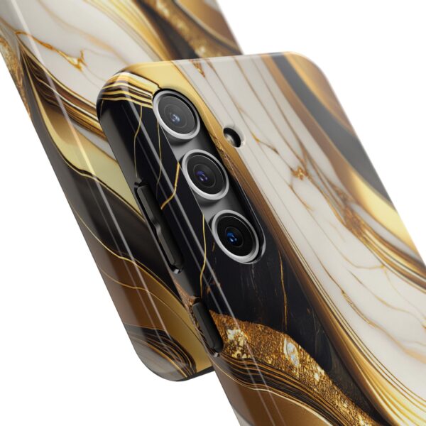 Faux Gold Marble Phone Case - Image 2