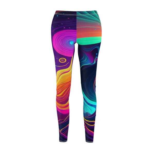 Vibrant Abstract Print Leggings for Women · Colorful Casual Leggings for Yoga · Gym · Activewear · Festivals · Gift Idea