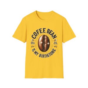 Coffee Bean Birthstone T-Shirt, Coffee Lover Gift