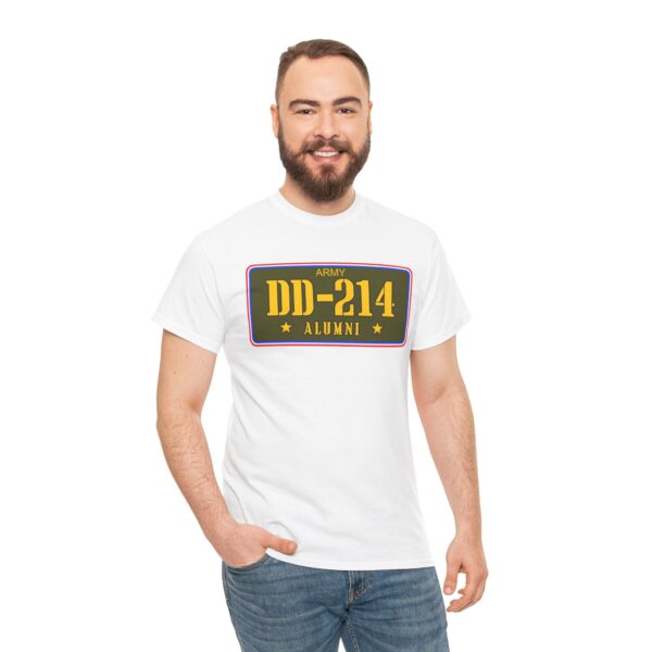 Army · DD-214 · Cotton Tee - Image 2