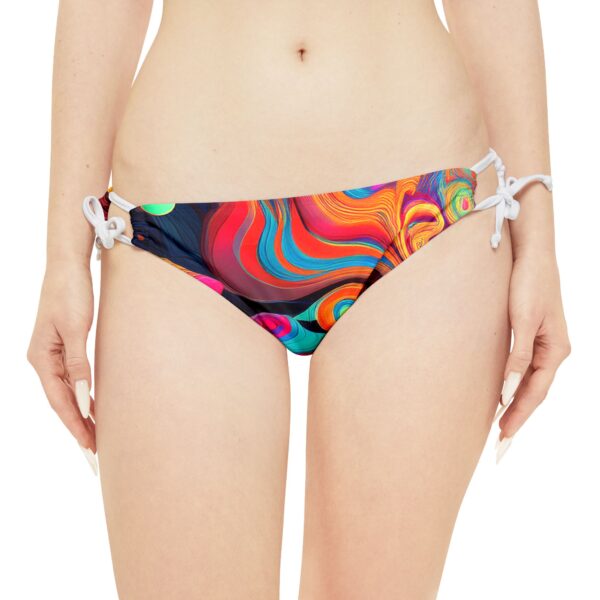 Psychedelic Tie Side Bikini Bottom - Image 2