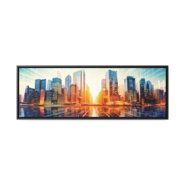 Modern Cityscape Canvas Wrap - Image 5