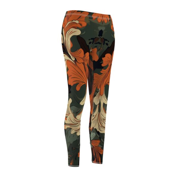 Botanical Print · Women's Casual Leggings - Image 3