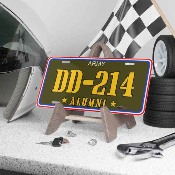 Army · Alumni Vanity Plate · DD-214 Design - Image 3