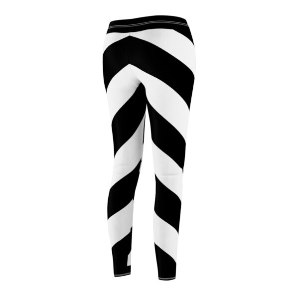 Bold Striped Casual Leggings · Trendy Workout Pants - Image 4