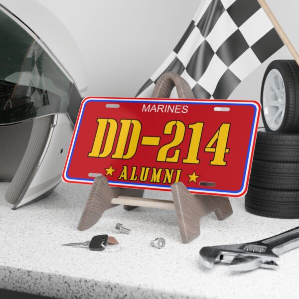 Marine · Alumni Vanity Plate · DD-214 Design - Image 4