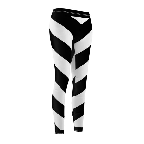 Bold Striped Casual Leggings · Trendy Workout Pants - Image 3