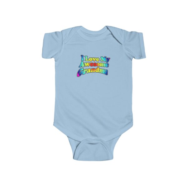 Baby Bodysuit, I Love My Awesome Grandma - Image 2