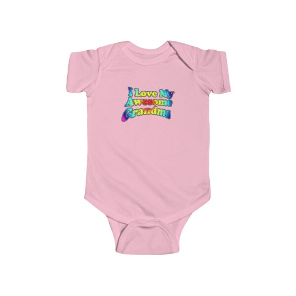 Baby Bodysuit, I Love My Awesome Grandma - Image 3