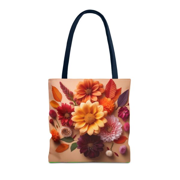 Floral Tote Bag | Vibrant Summer Blooms for Everyday Use - Image 5