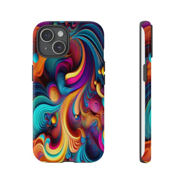 Vibrant Phone Case, Colorful Protective Cover, Artsy Smartphone Accessory, Unique Gift for Tech Lovers, Bold Design Shell