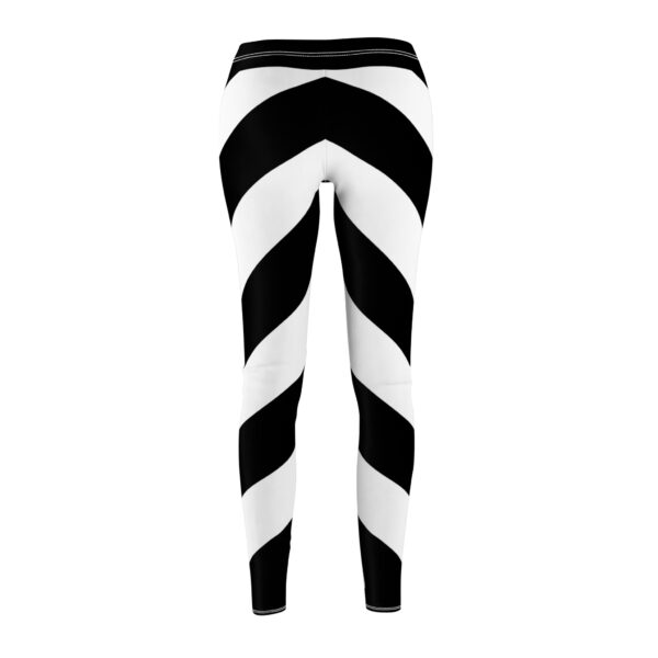 Bold Striped Casual Leggings · Trendy Workout Pants - Image 2