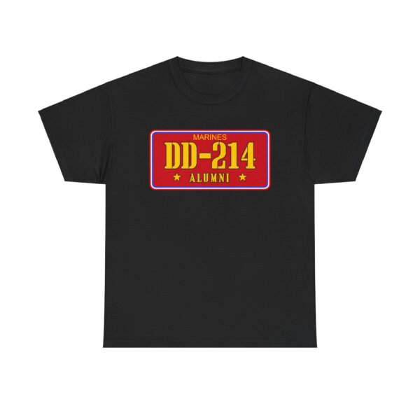 Marines · DD-214 · Cotton Tee - Image 2